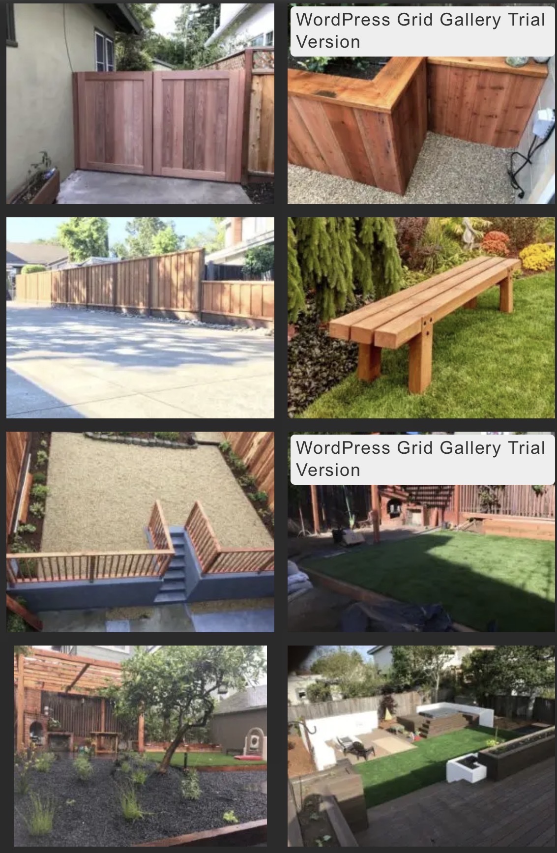 Beautifully landscaped yard